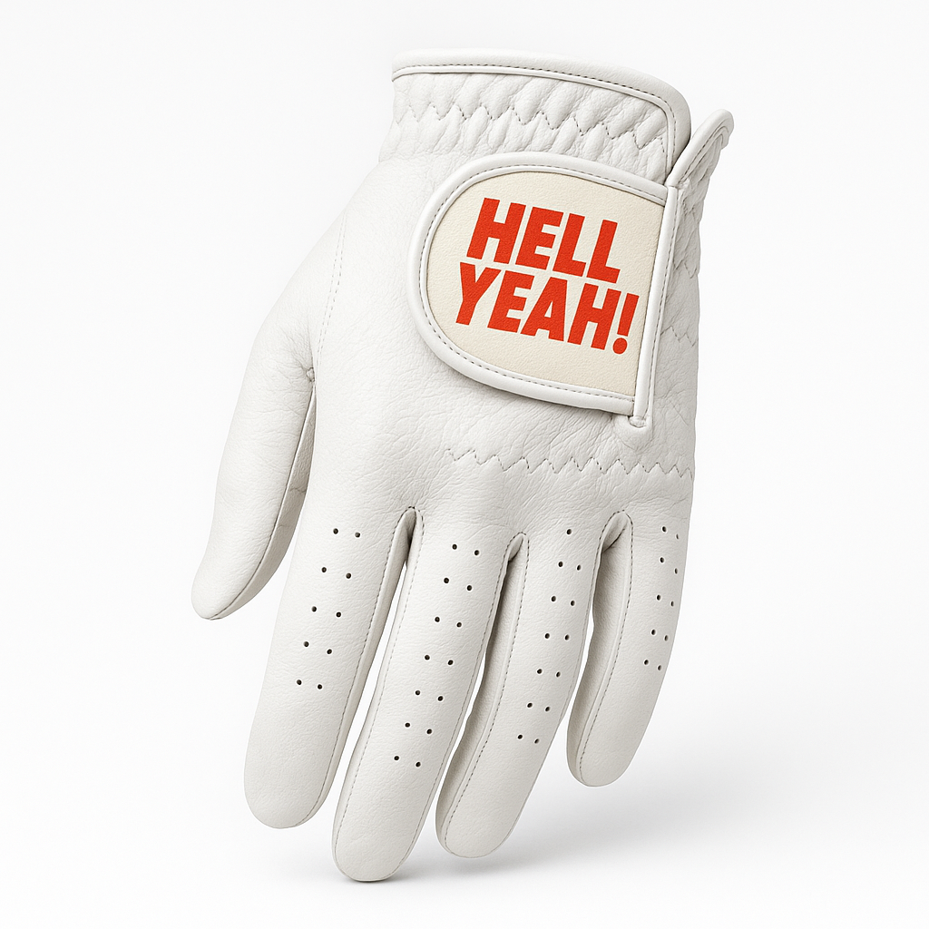 The Hell Yeah! Cabretta Leather Golf Glove