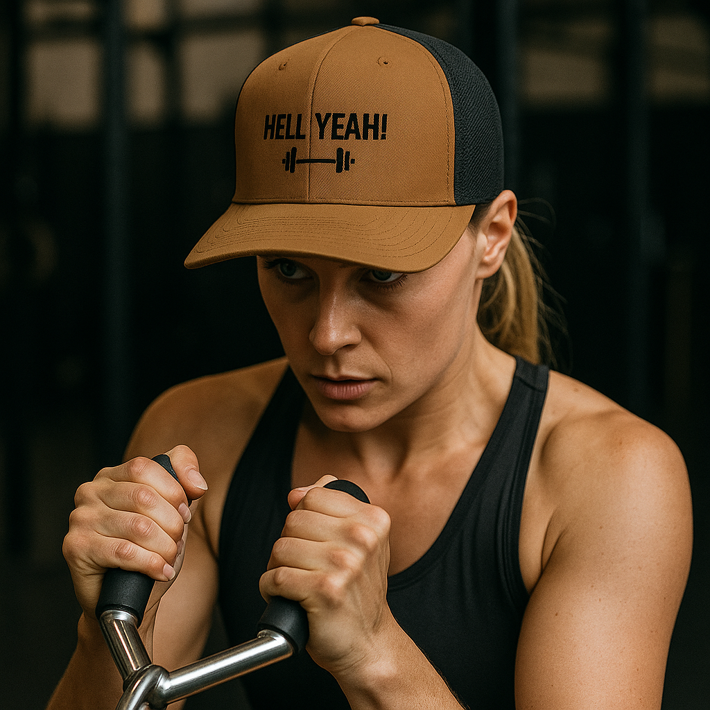 PRE ORDER  Hell Yeah Fitness Hat Barbell Edition