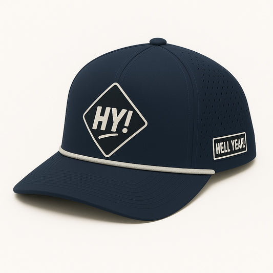 PRE ORDER  HY! Rope Performance Hat — with side patch