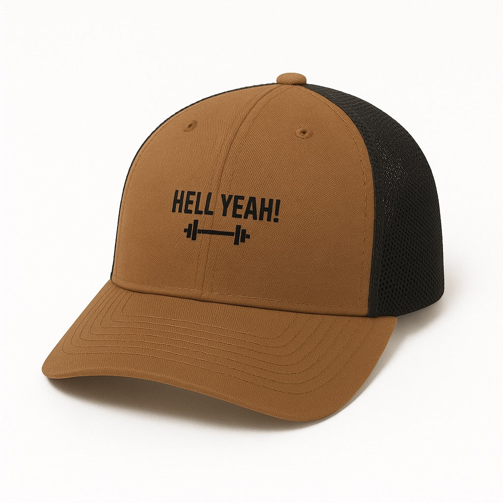 PRE ORDER  Hell Yeah Fitness Hat Barbell Edition