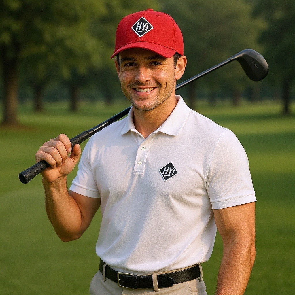 PRE ORDER    HY! Classic 6-Panel Hat — Red