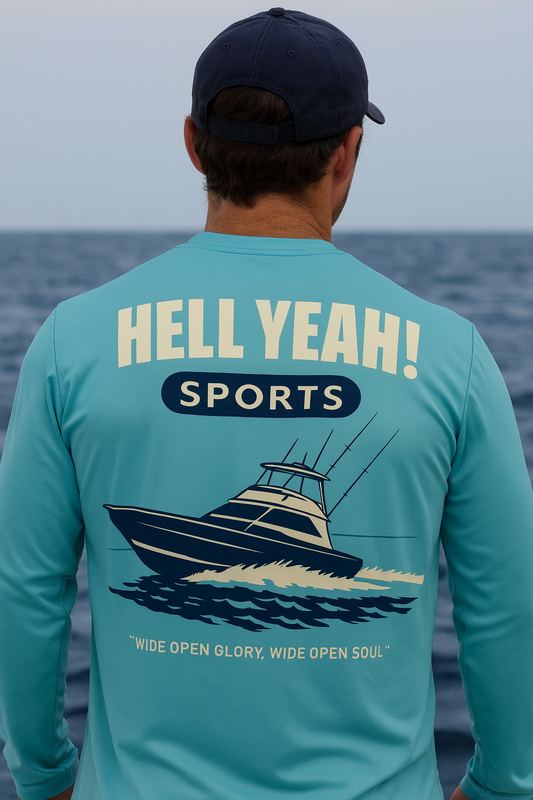 Offshore Fishing UV Shirt- Deep Ocean Fury